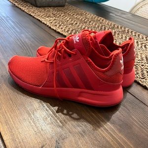Mens 5.5 adidas red shoes